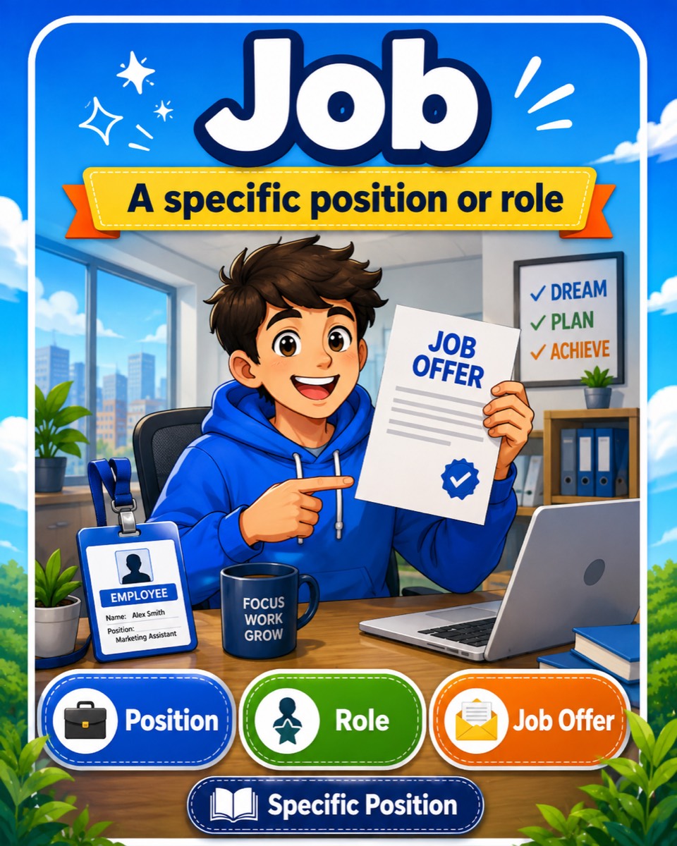 Job: a specific position